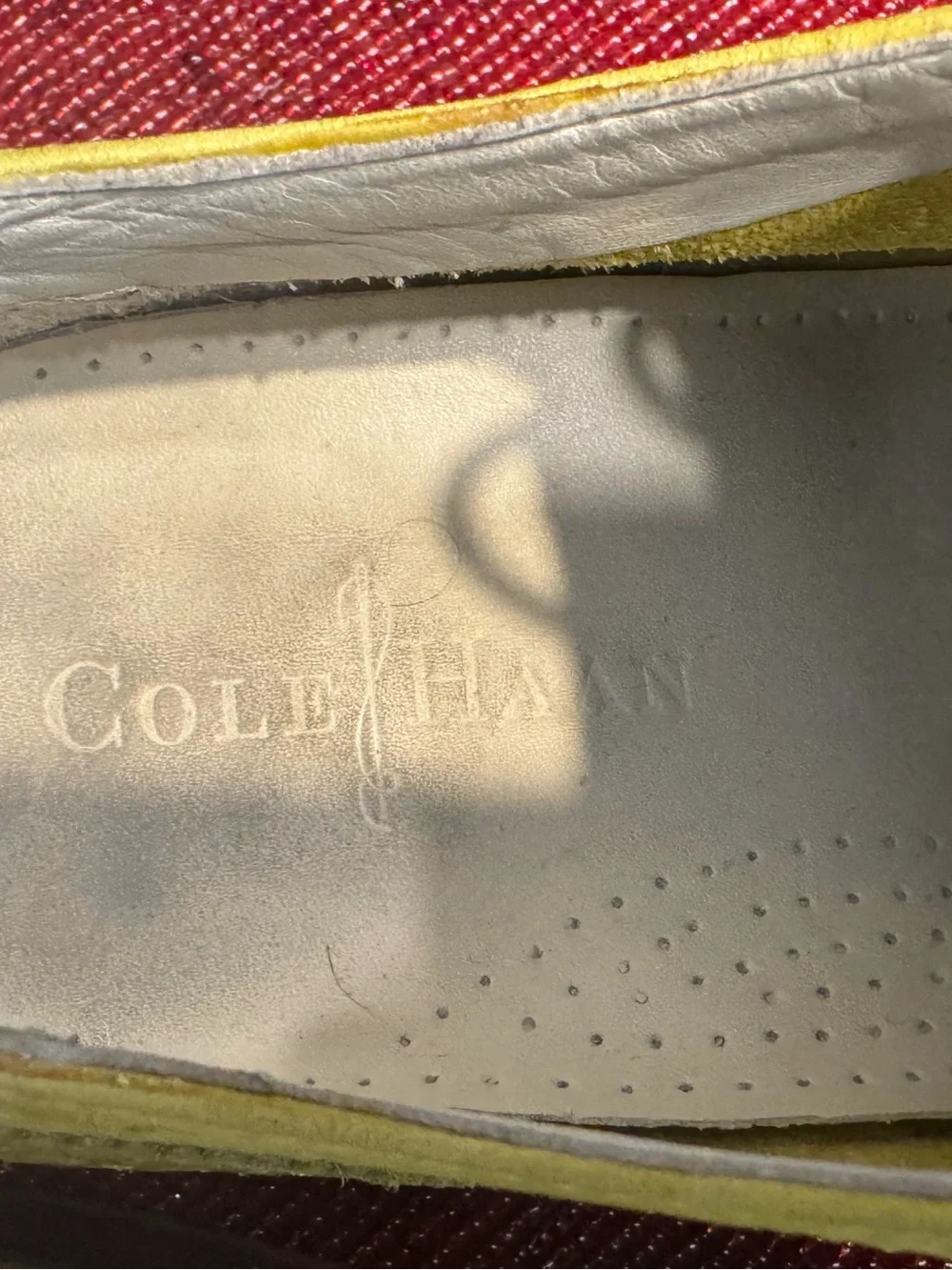 Cole Haan Yellow Wingtip Oxfords – Men's Size 9M